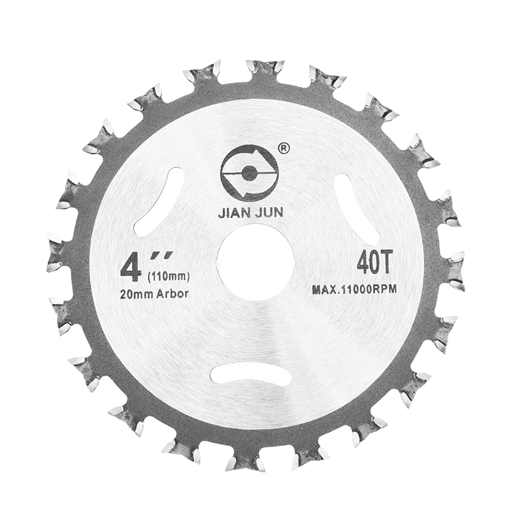 110*20*1.8m Alloy Woodworking Double Side Saw Blade Circular Cutting Disc Rotating Drilling Tool For Wood Plastic Aluminum Steel