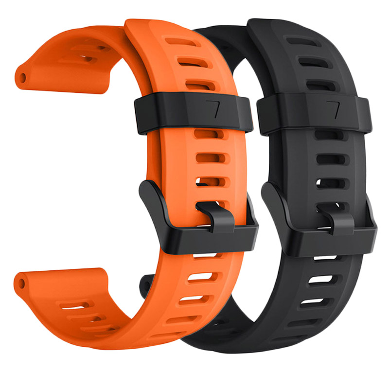 26mm Silicone outdoor Sport Casual wrist Strap Watchband Replacement bracelte watch for Garmin Fenix 3 3HR watch Band