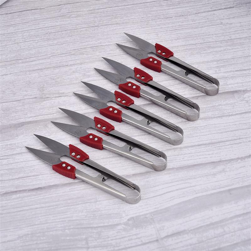 1pc/3pcs Stainless Steel Yarn Shears Cutting Sewing Scissors Shears Cross Stitch Embroidery Scissor U Thread Scissors for Fabric