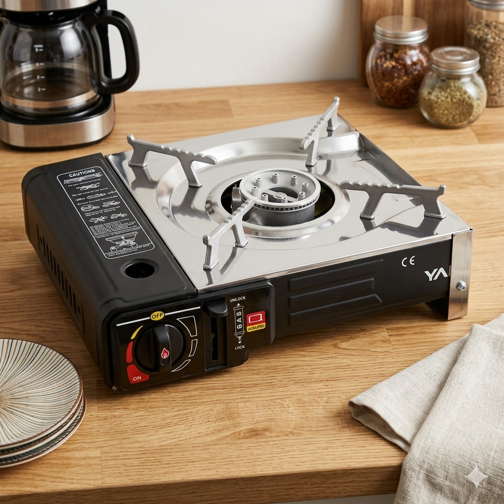 Kitchen Cooking Accessorie Portable Small Burner Butane Gas Stove(gas not included)