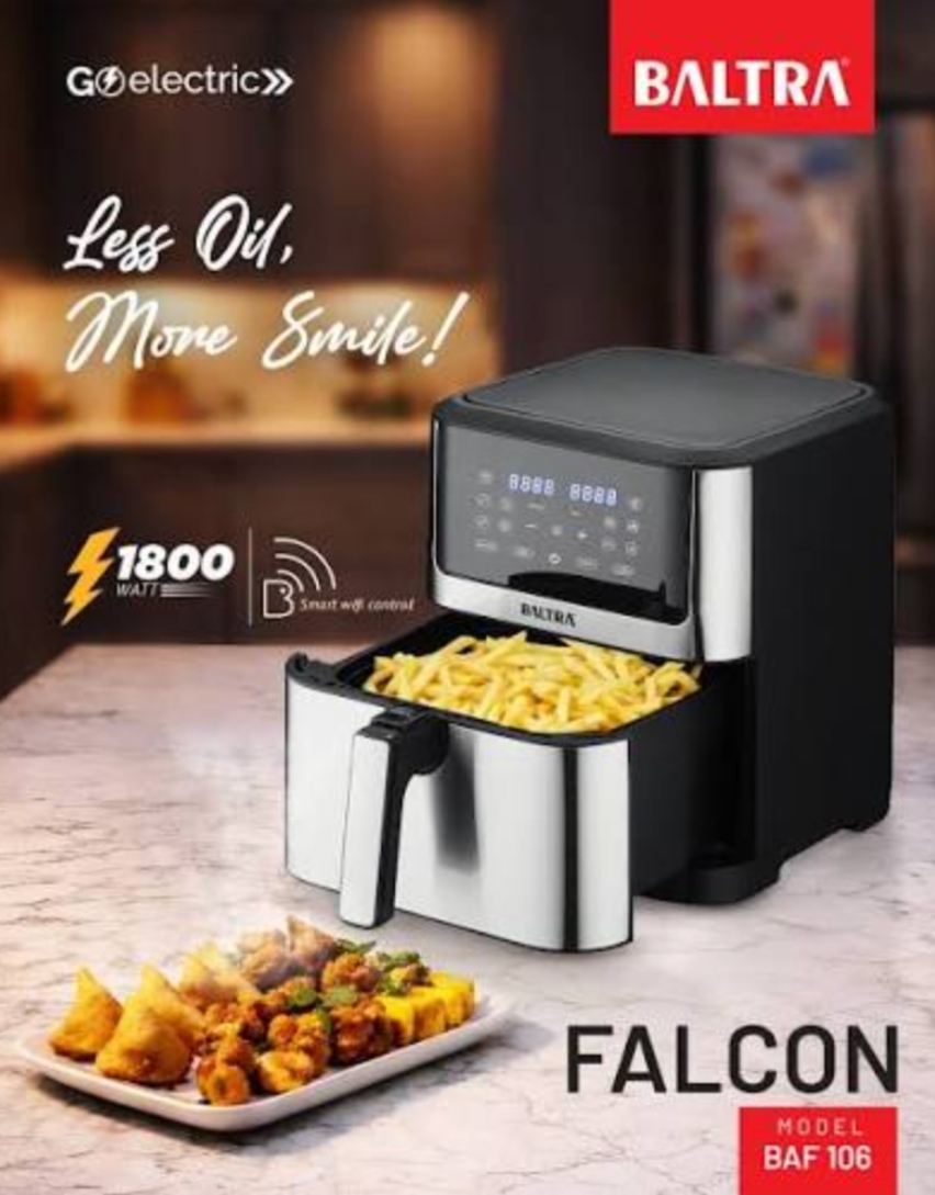 Baltra Falcon Digital Air Fryer 8 Ltrs With Wifi Connection