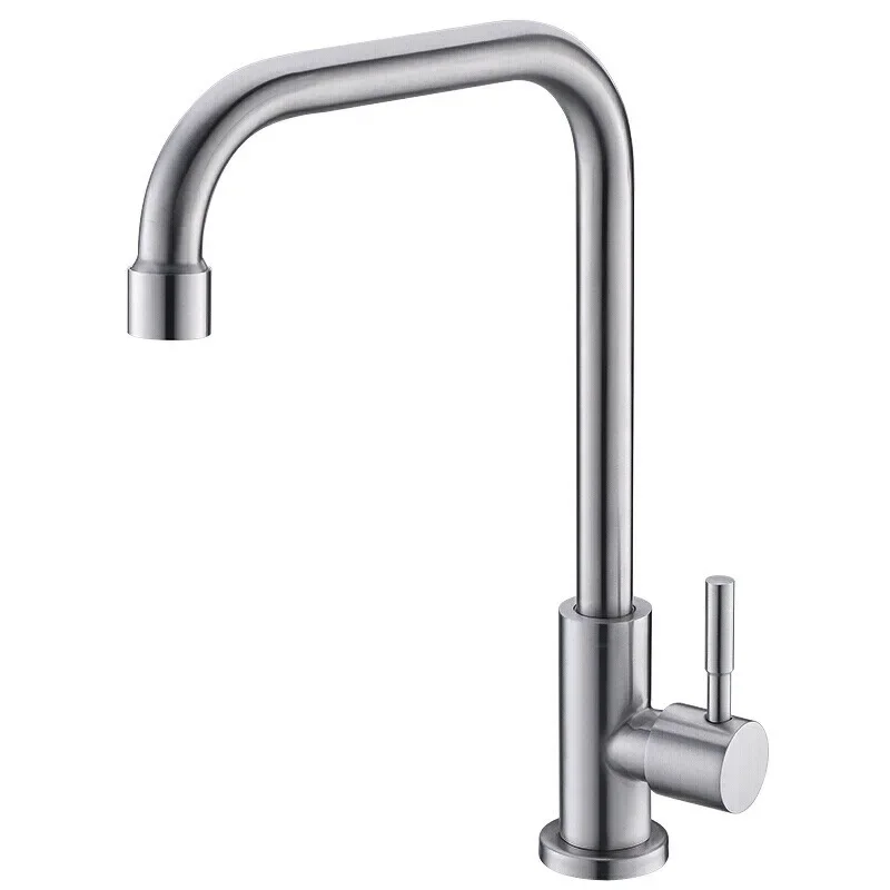 304 Stainless Steel Faucet Kitchen Bathroom Sink Universal Bathroom Accessories Shower System Washbasin Mixer Basin Mixer Tap