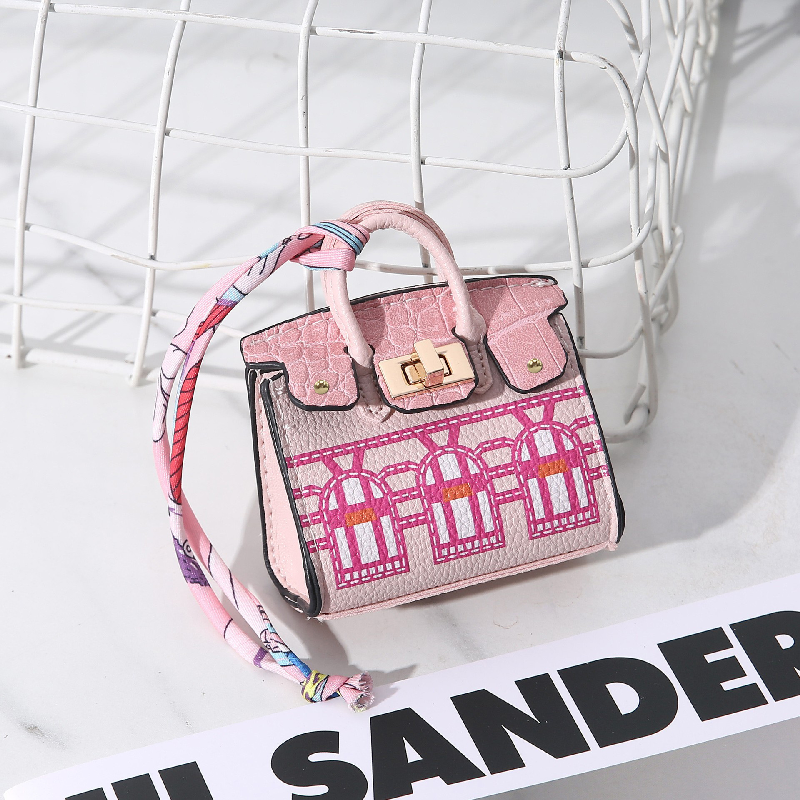 2026 H-home Mini Bag Hanging Decoration, Cute House Bag, New Fashionable Hanging Ornament, Red Packet, Earphone Bag, Car Key Bag