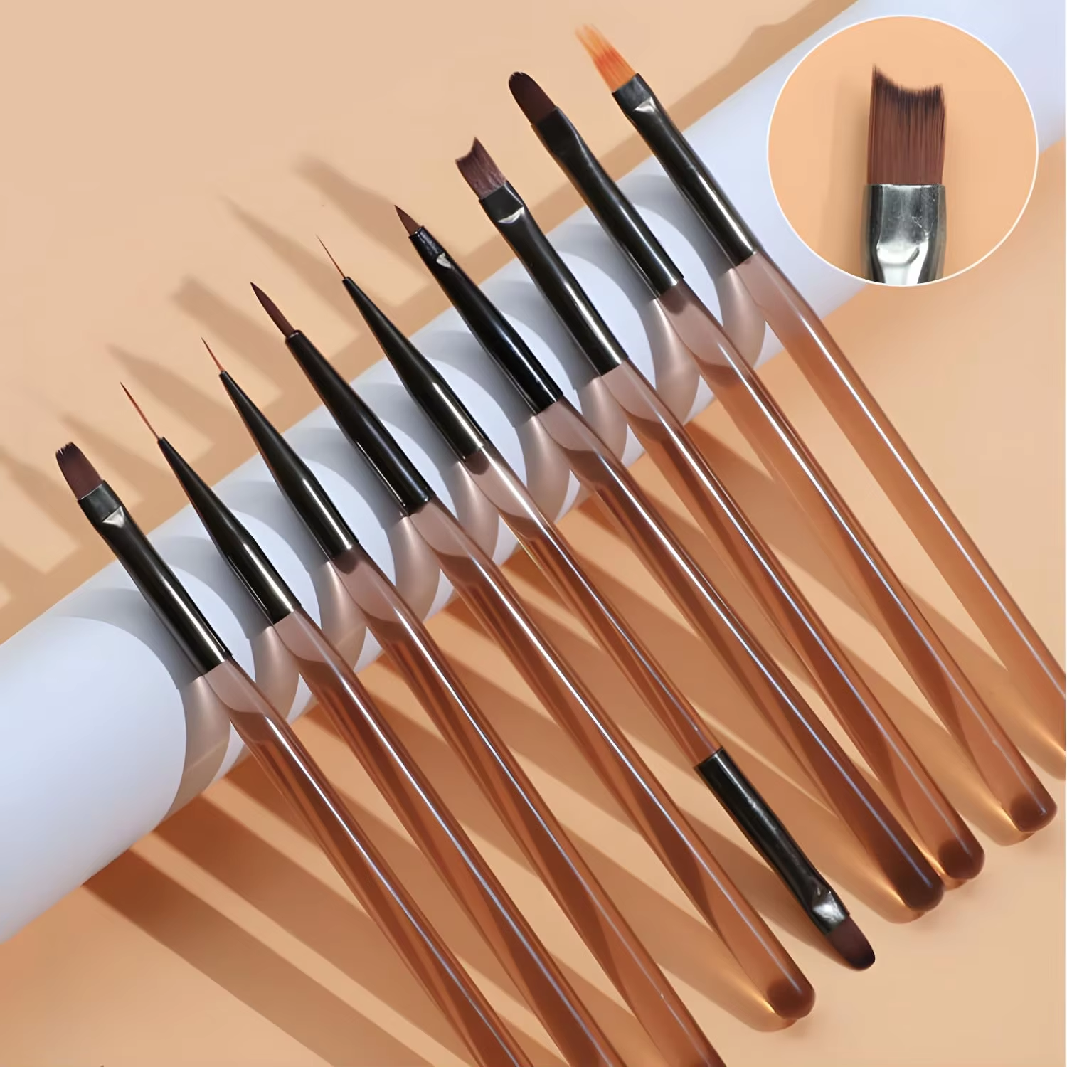 Nail Art Design Pen Painting Tools with Nail Extension Gel Brush Nail Gel Brush Salon at Home Diy Manicure 9psc pen gpt