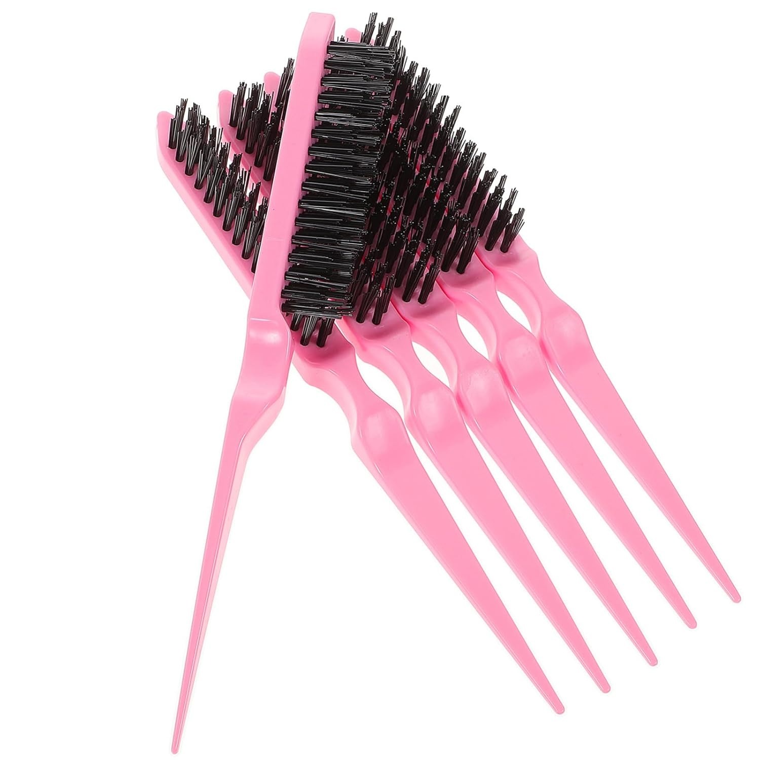 Professional 3-row curly hair comb - Durable ABS plastic,mouse tail comb,fluffy styling tool,used for ordinary hairstyle design