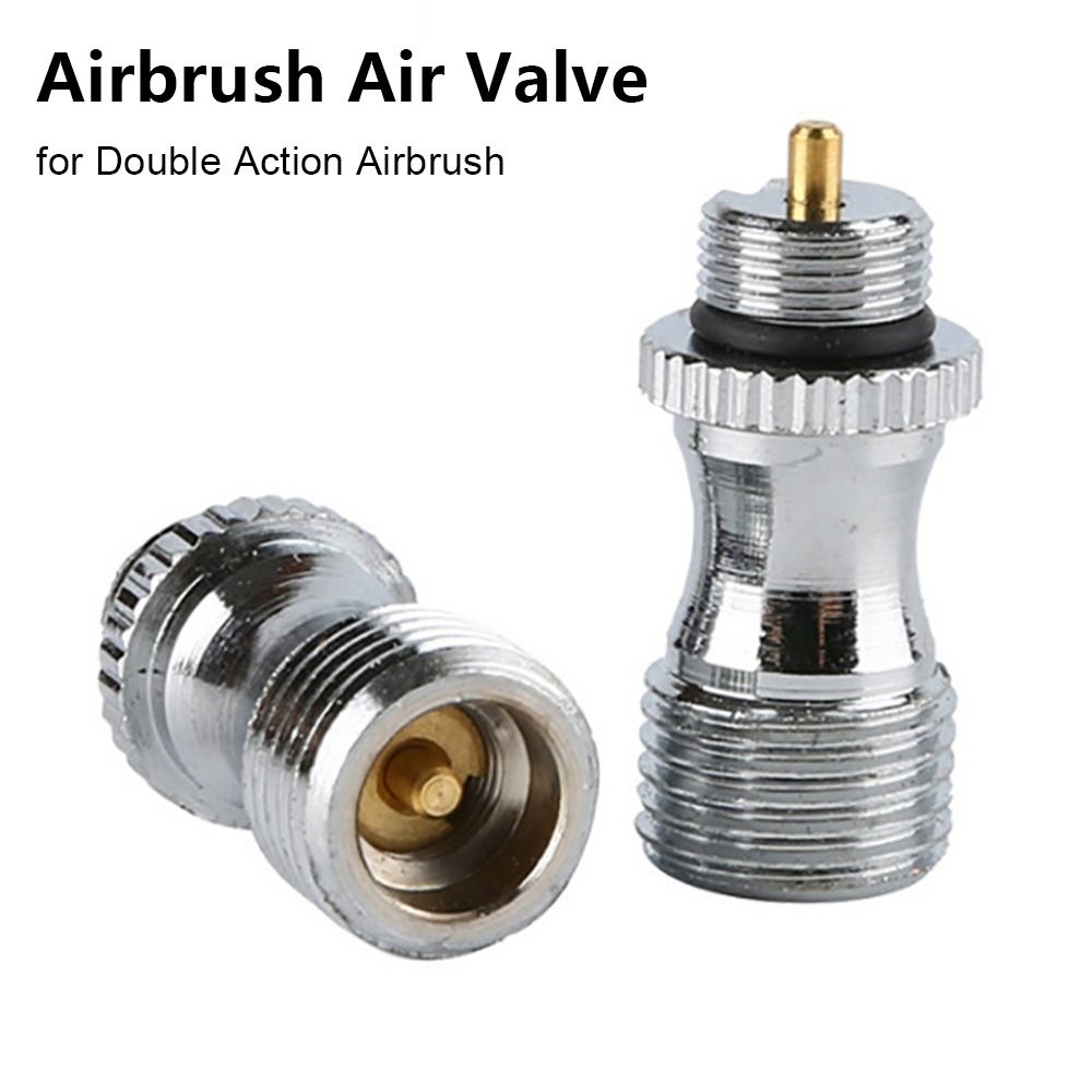 1Pcs New Stainless Steel Airbrush Air Valve Universal G1/8 Paint Spray Tool Airbrush Accessories Machine Parts Accessories