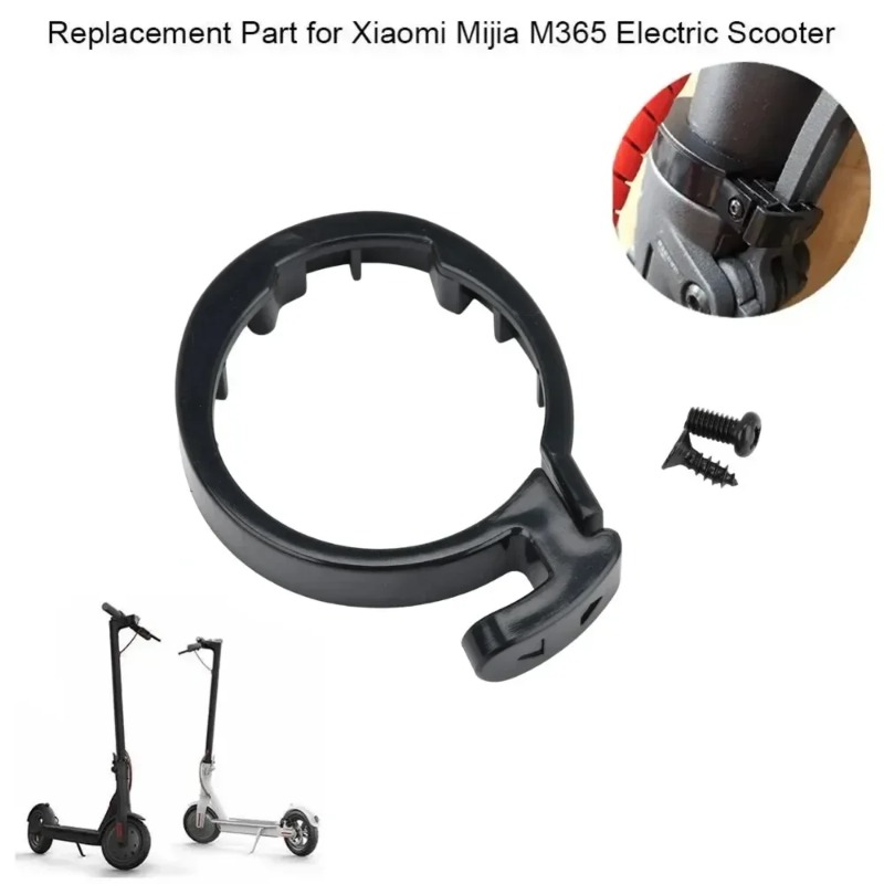 Folding Ring Buckle for M365/Pro/1S/Pro2 - ABS Anti-Slip Lock W/Tool-Free Install, 2025 New Fold Limiter (Black)
