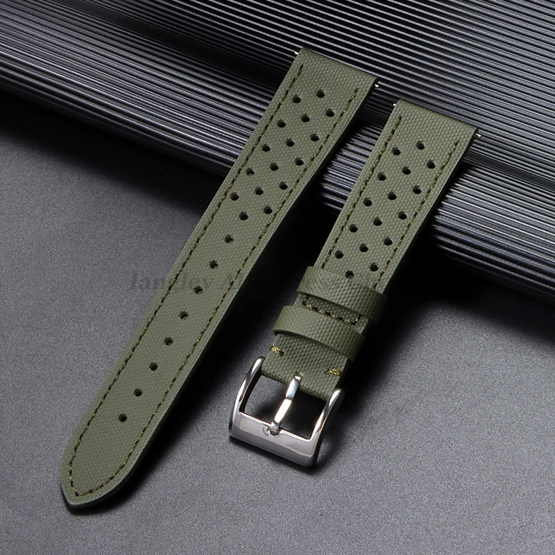Breathable Sailcloth Watch Strap 18mm 19mm 20mm 22mm for Omega for Seiko Nylon Waterproof Men Women Quick Release Watchband