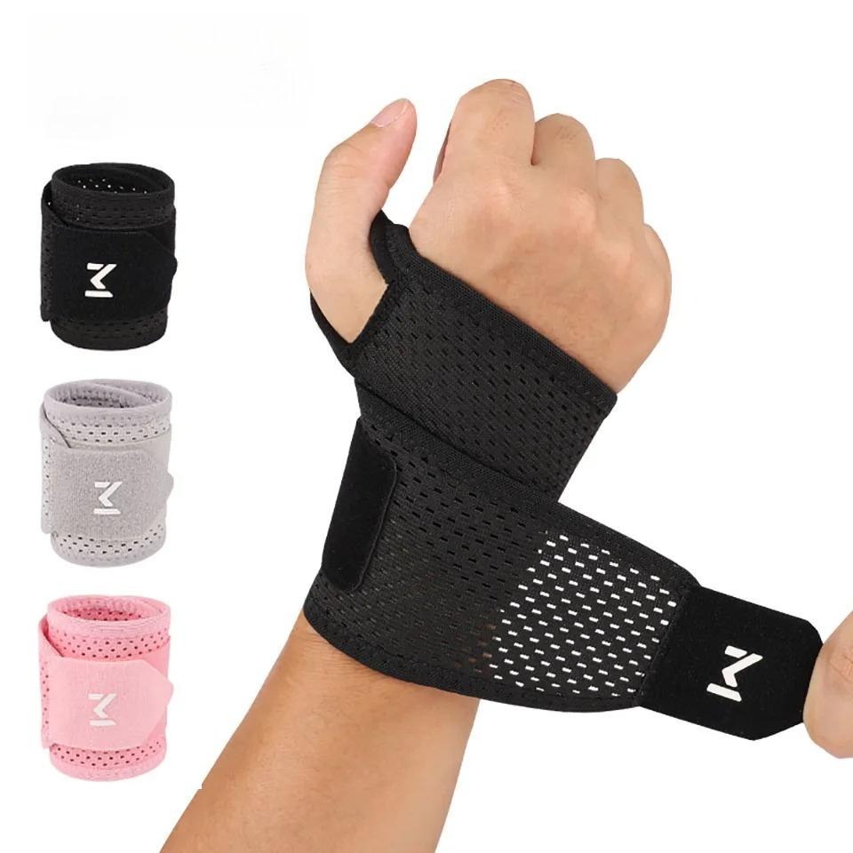 1PC Breathable Wrist Support Brace for Gym/Work - Adjustable Compression Sleeve, Arthritis & Carpal Tunnel Relief