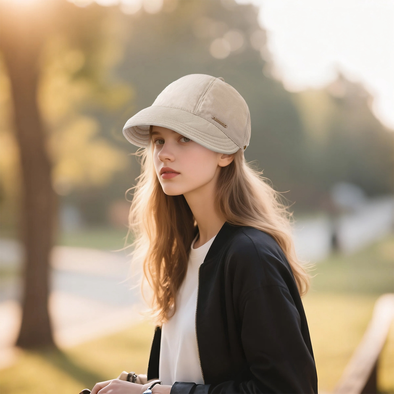 Spring Summer Sunny Hat Wide Brimmed Adjustable Breathable Casual Hat Unisex Outdoor Travel Hiking Beach Daily Wear Accessory
