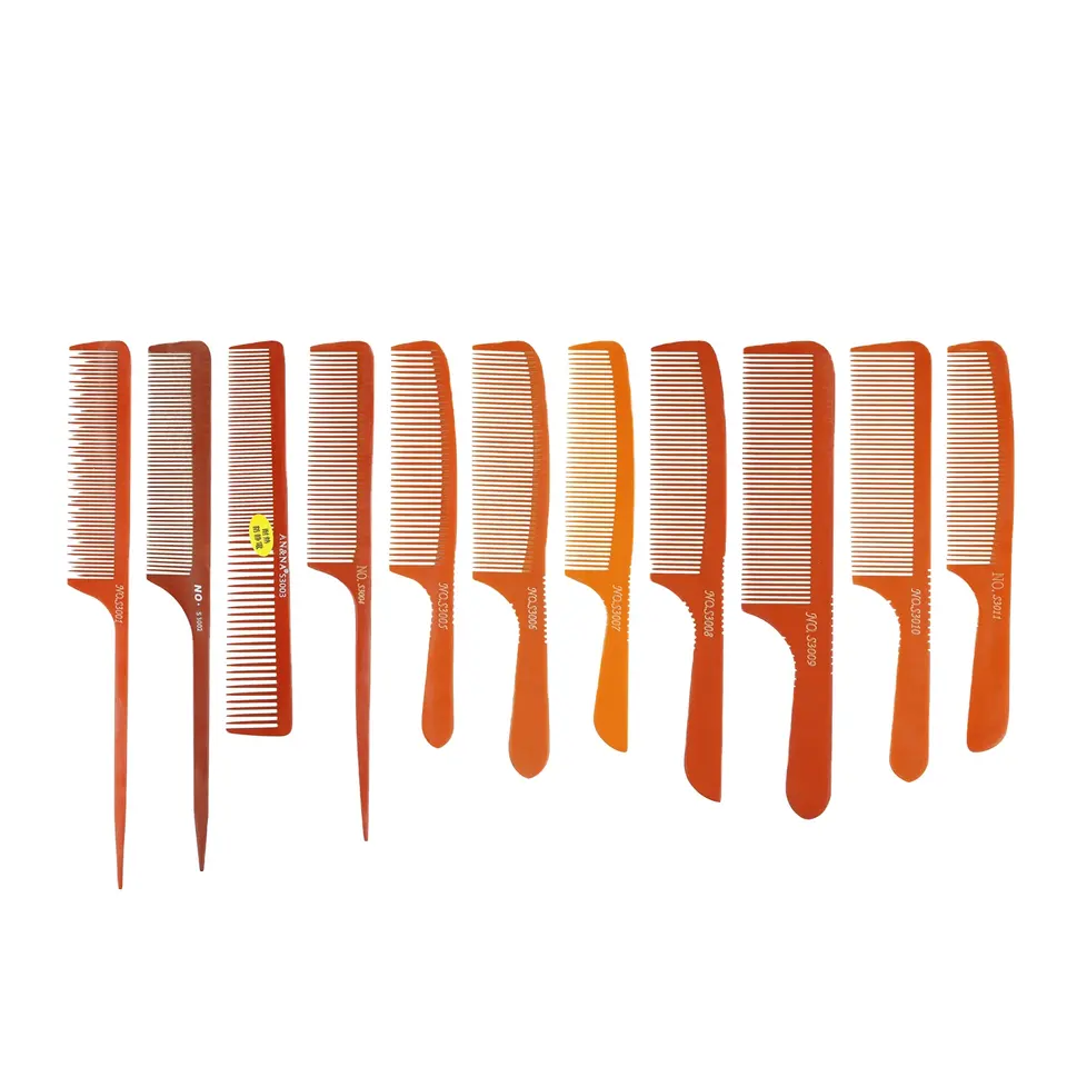 New Professional Curved Shaver Hair Clipper Cutting Comb Barber Flat Top Comb Anti-static Salon