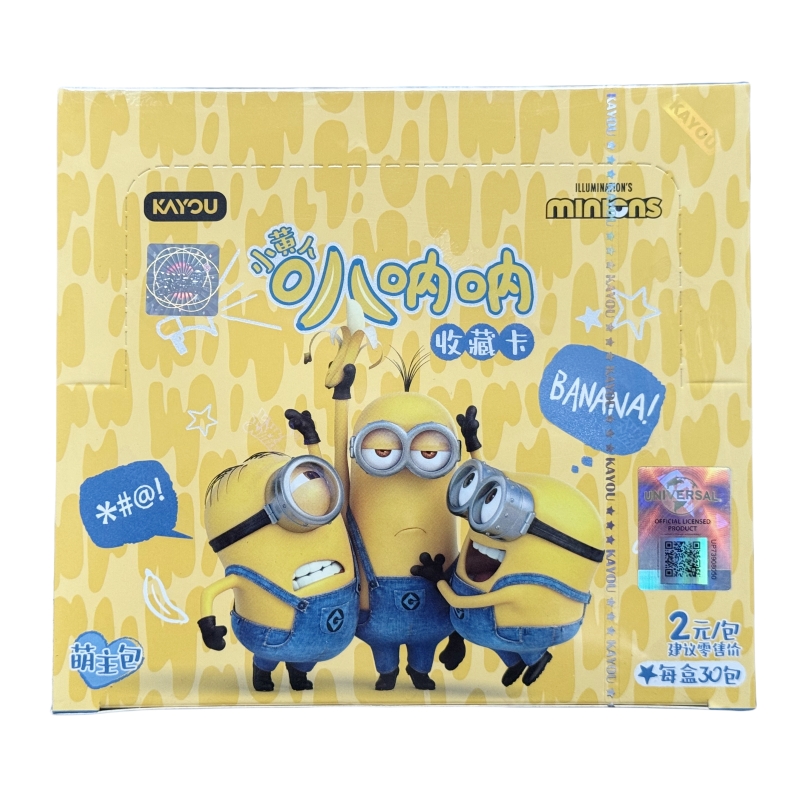 KAYOU Genuine Classic Anime Minions Stuart Scarlet Overkill Rainbow Rare Party Game Collection Hobby Card Children's