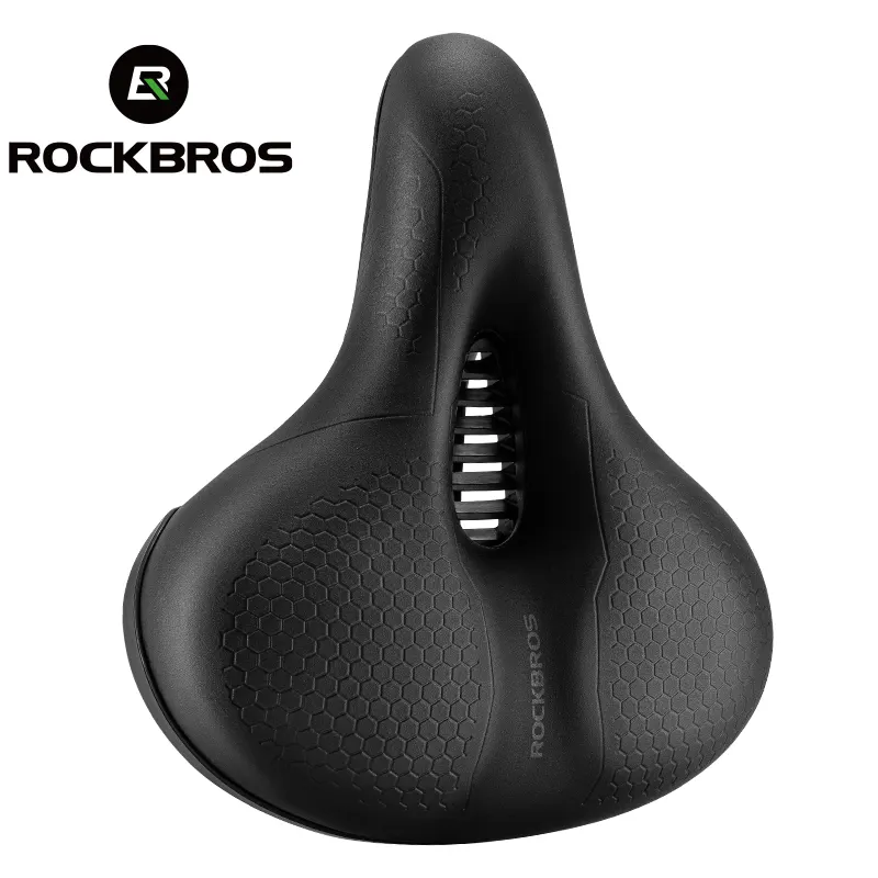 ROCKBROS Bicycle Saddle MTB Road Bike Soft Comfortable Competition Riding Hollow Seat Cushion Cycling Accessories