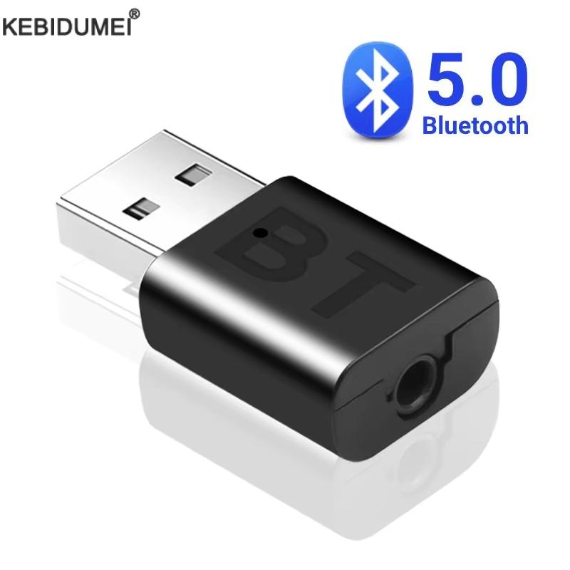 Bluetooth 5.0 Audio Receiver Wireless Bluetooth Adapter 3.5MM 3.5 Jack AUX Auto Stereo Music USB Dongle for TV Speaker Headphone