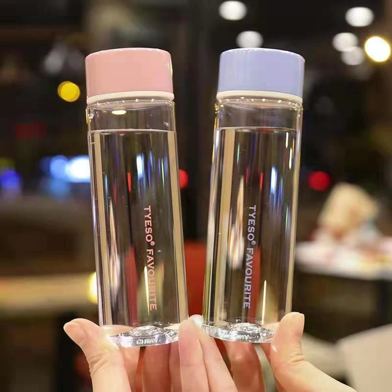 200ML Cartoon Pattern Anti-drop Plastic Cup Outdoor Drinking Bottle Cup Portable Outdoor Water Bottle