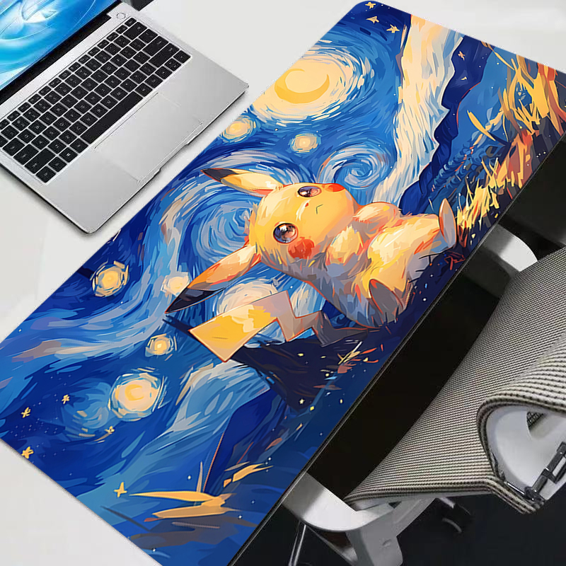 Anime Computer Mouse Pad Pokemon Pikachu Gamer Mouse Pads Large Gaming Mousepad XXL New Mause Pad Keyboard Mouse Carpet