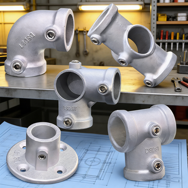 2026 NEW 1PCS 20/25mm Steel Tube Connector Aluminum Alloy Elbow Tee Base Flat Fitting Fastener Shelf Rack Connection Hardware