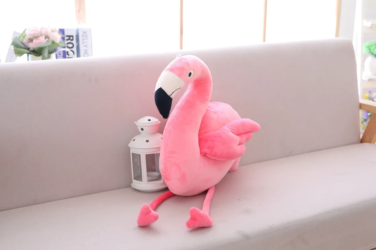 1 pc 25cm 40cm Plush Flamingo Toys Stuffed Bird Soft Doll Pink Flamingo Kids Toys Wedding High Quality