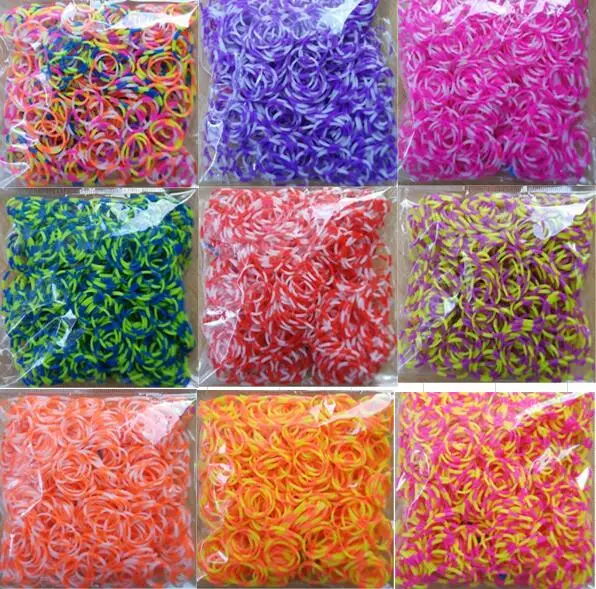 New ! Loom Bands Bracelet Loom Bands Make Woven Bracelet Arts & Crafts, DIY Toys Kids or Hair