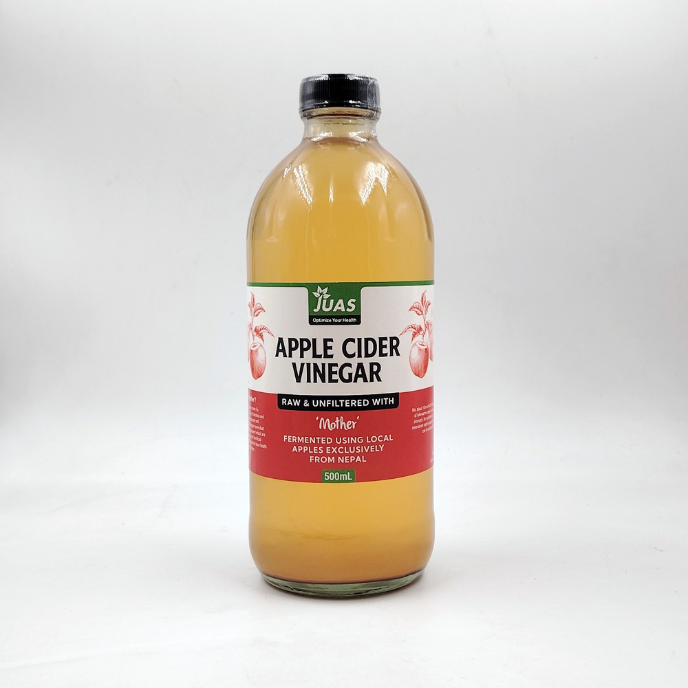 JUAS Raw Apple Cider Vinegar with Mother 500 mL - image 1
