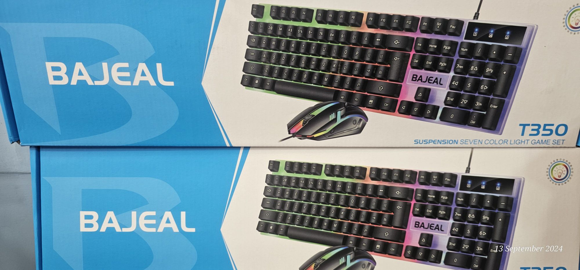 Bajeal T350 Rgb 7 colors keyboard and mouse combo