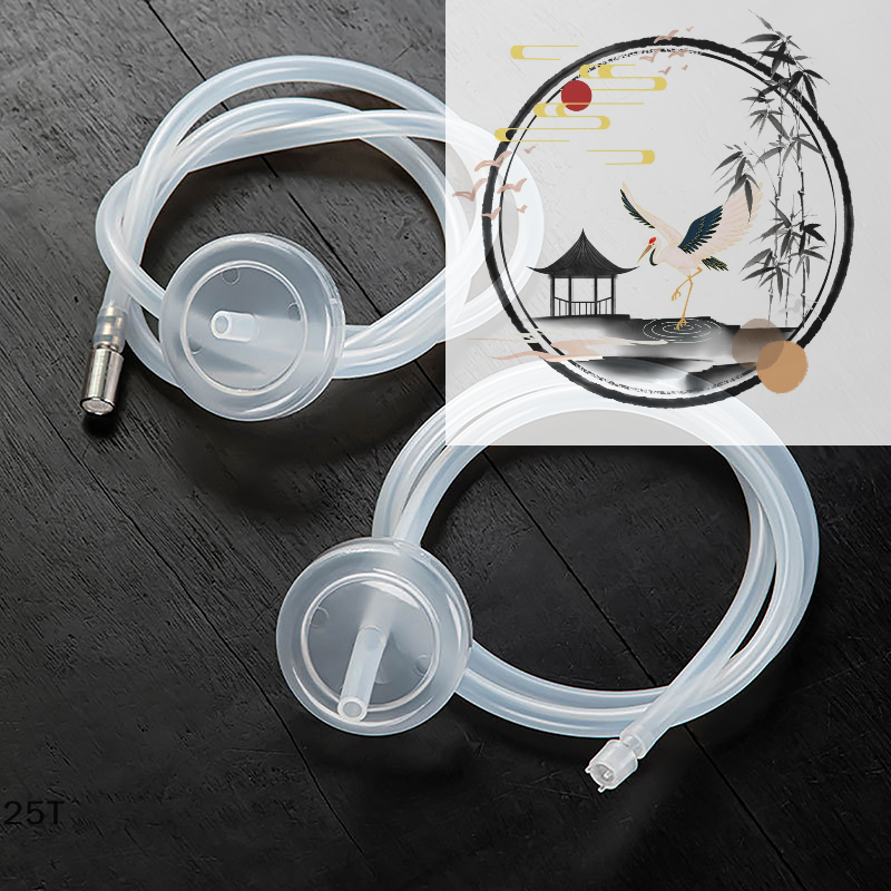 1 Set Water Dispenser Accessories Silicone Tube Water Pipe Flexible Automatic Suction Hose Universal Food Grade Inlet Pipe