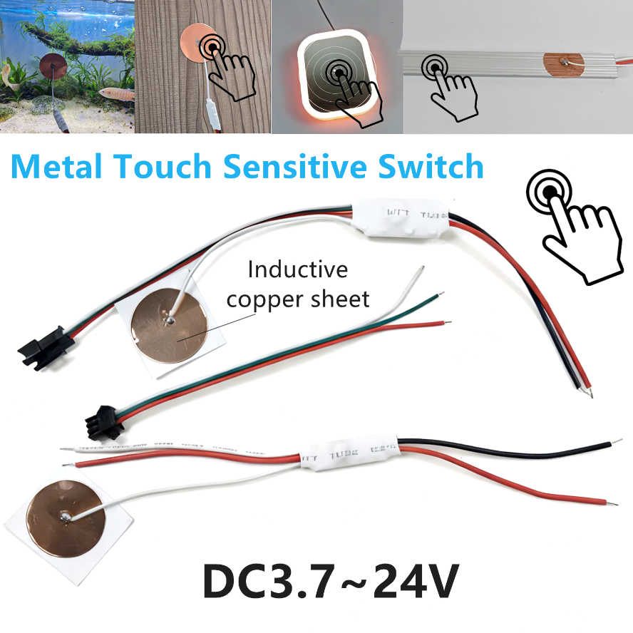 2~1PCS Intelligent Touch Sensing Dimming Home Sensor Controller Switch DC5V 12V 24V Smart Home Light Strip LED Dimmer Controller lightify