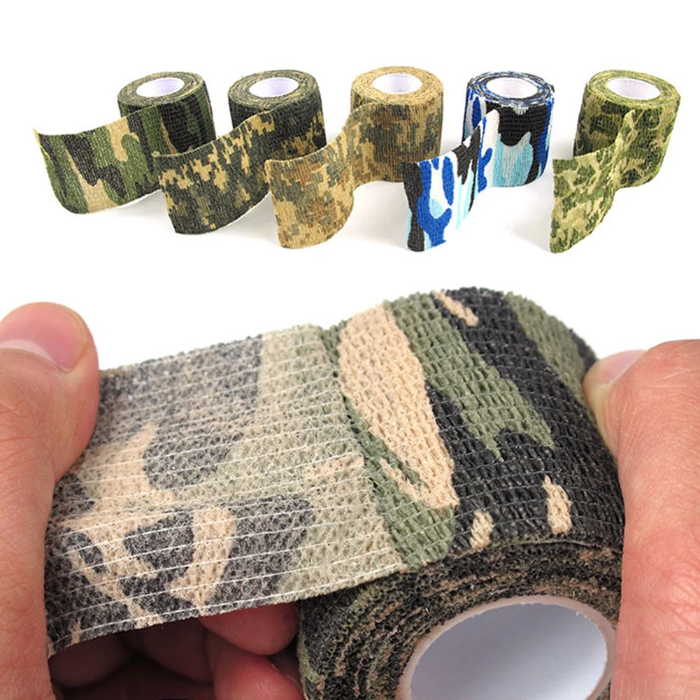 Elastic Wrap Tape Adhesive Outdoor Hunting Stealth Tape Waterproof Wrap Durable Self Adhesive Elastic Bandage