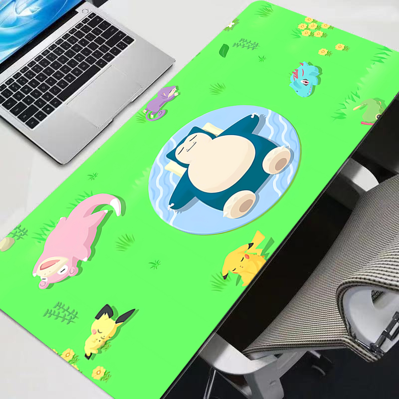 Pokemon Pikachu Anime Pad Mouse HD Print Computer Gamer Locking Edge Mousepad XXL Keyboard PC Mice Mats Pad for csgo