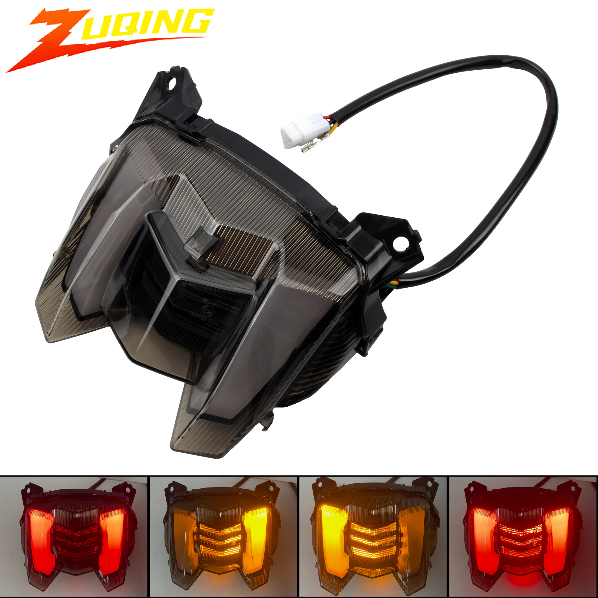 Motorcycle LED Light Rear For Yamaha MT-09 FZ-09 FZ09 MT09 2017 2018 2019 2020 E-Mark Tail Light Brake Turn Signals Integrated