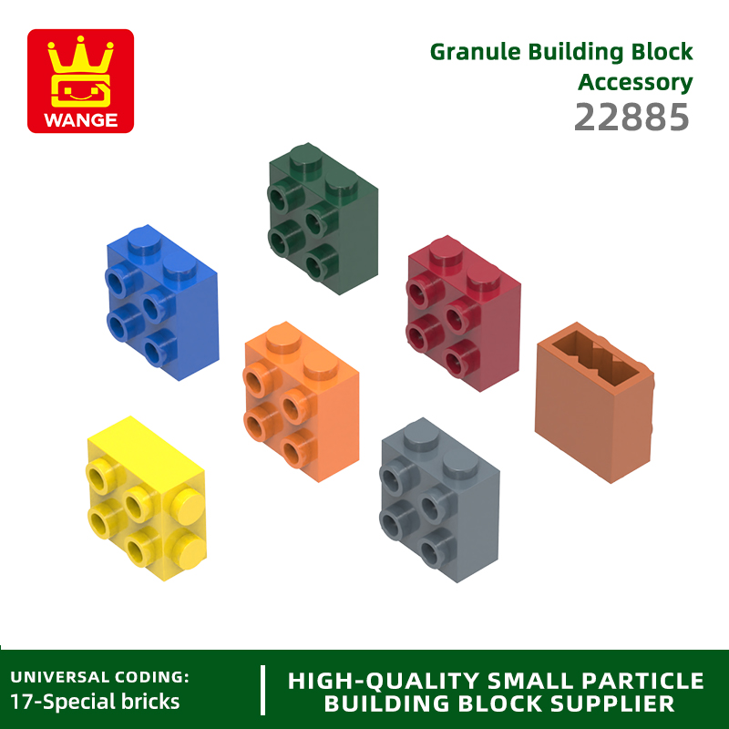 Wange 60Pcs/Lot 3455 Arc 6 Dots Building Blocks Moc Castle Accessories Compatible with Brick Children Toys Box