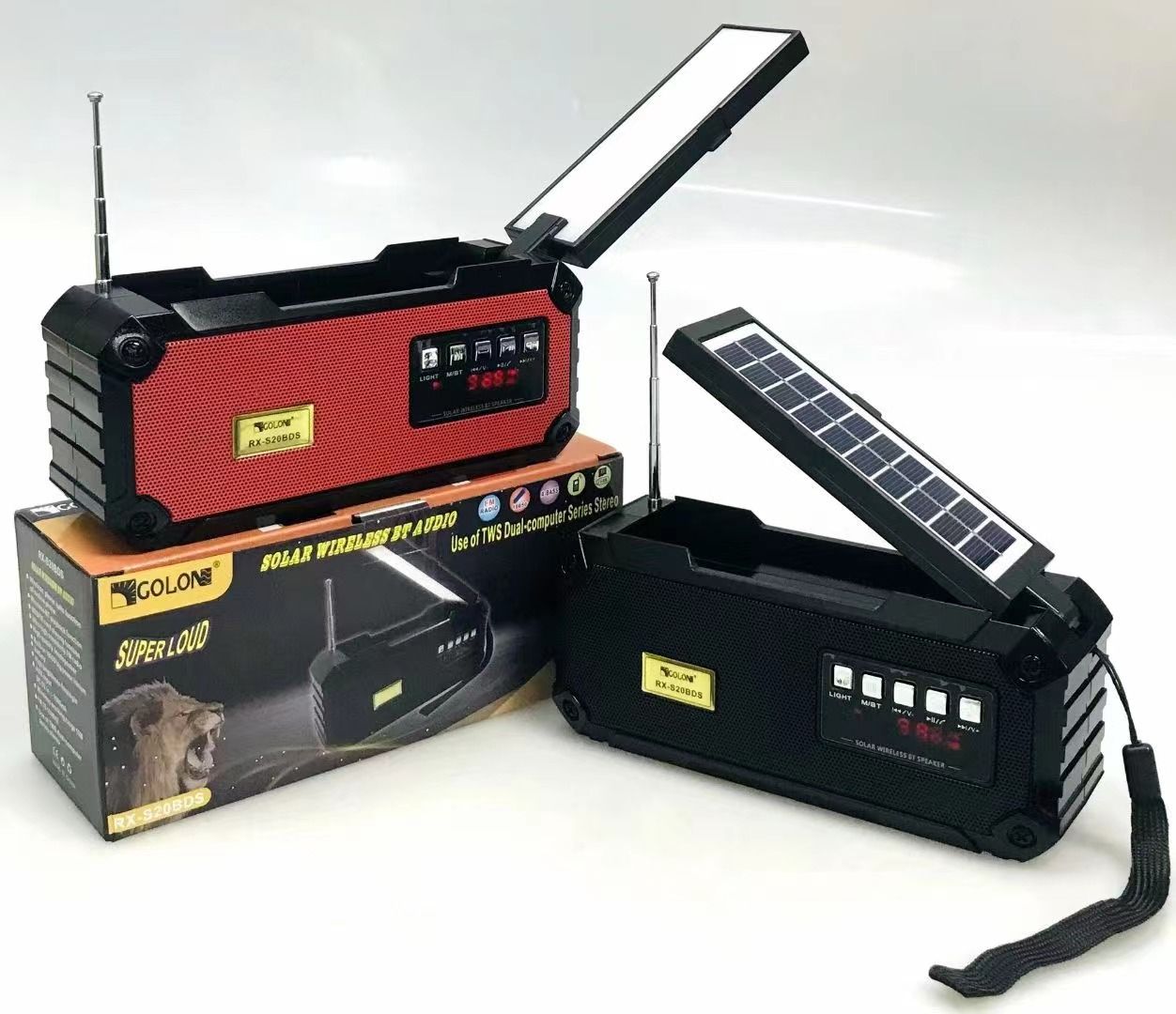 RX-S20BDS Classic Portable Solar Pocket Handheld Emergency Wireless Mp3 Usb Portatiles Rechargeable Am Fm Sw Radio