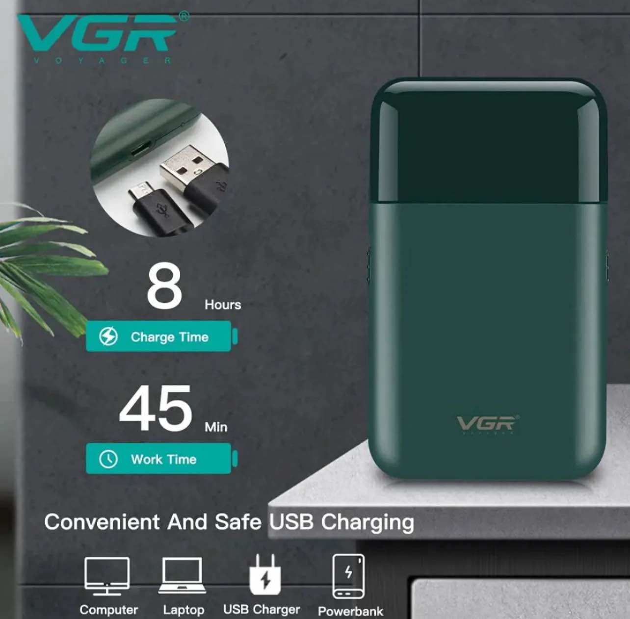 VGR V-390 Portable Electric Mini Shaver