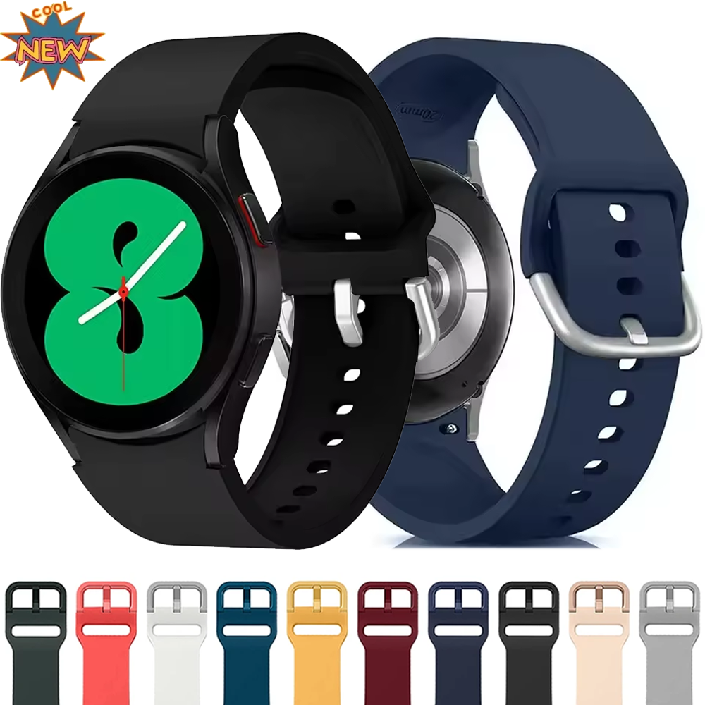 Official Silicone Strap for Samsung Galaxy Watch 8 Classic Accessories Original Breathable Wristband Galaxy Watch 8 40mm 44mm