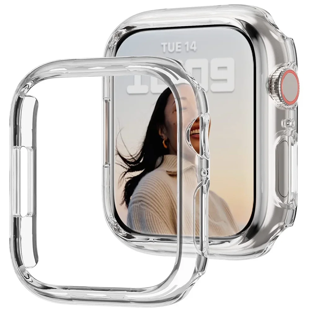 Screen Protector for Watch case 44mm 40mm 45mm 41mm Screen Protector iwatch series 8 7 6 5 4 SE Accessories