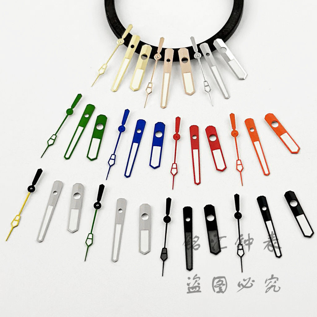 NH35 Green/Rose/Gold/Red/Silver/Gold/Blue/Orange Watches Needles Fit NH35 NH36 4R 7S Watches Pointers Log Watch Hands
