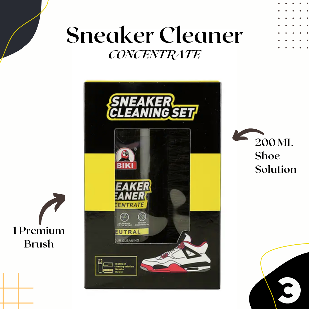 Comfort Corner - 200 ML Shoes Concentrate with 1 Premium Brush for Sneaker Cleaning | Shoes for Men | Shoes Accessories