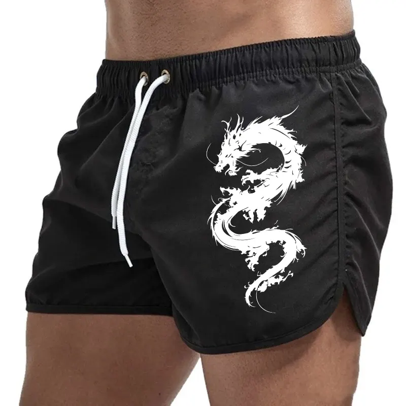 2025 Hot Sale Mens Board Shorts Phoenix Design Printed Beach Shorts High Quality Male Summer Running Cycling Boxing Cool Shorts