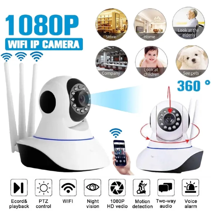 HD 1080P Home Security Ip Camera Wireless Smart Mini Audio Video Camera Nanny Cctv Wifi Night Vision Ir Baby Monitor,with yoosee app.