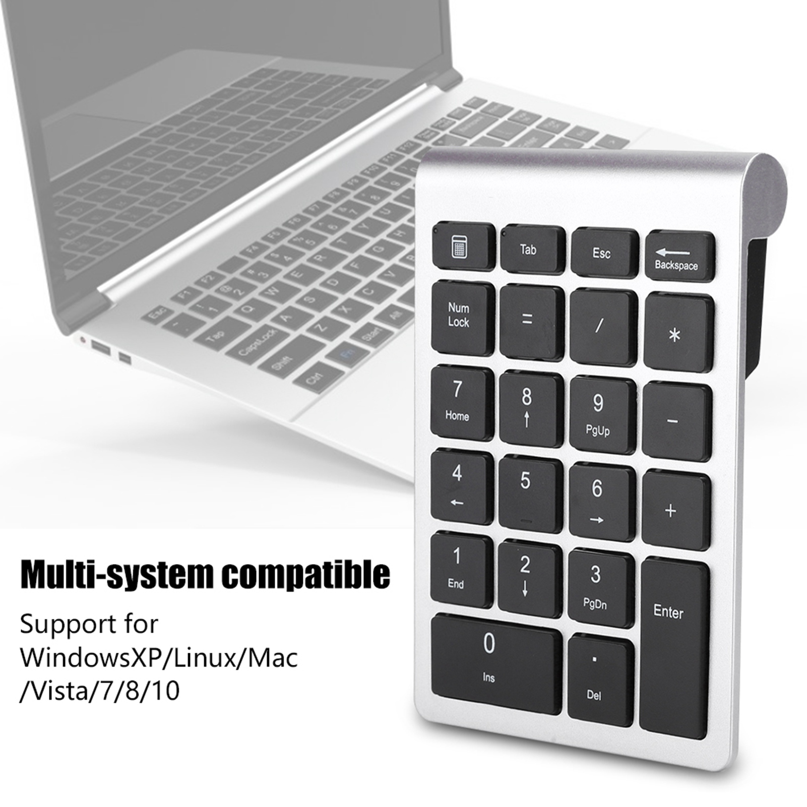 Numeric Keyboard RF304 22 Keys Numeric Keypad USB 2.4G Wireless Mini Keyboard with Receiver Numeric Keypad Wireless Keyboard