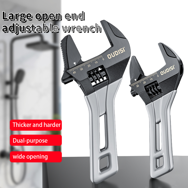 [CA2] 4/5/6/8 Inch Short Handle Adjustable Wrench Portable Mini Large Opening Monkey Spanner Household Tool