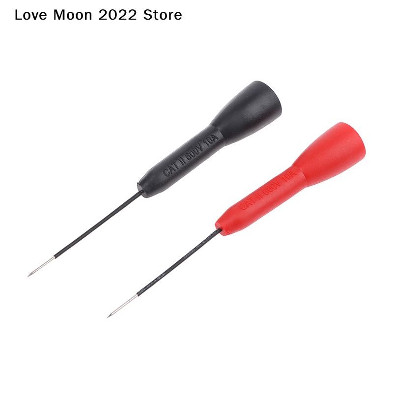 1 Pair Non-destructive Multimeter Test Needles 0.7MM Flexible Extension Replacement LED Probe Multimeter Test Probes Auto Tools
