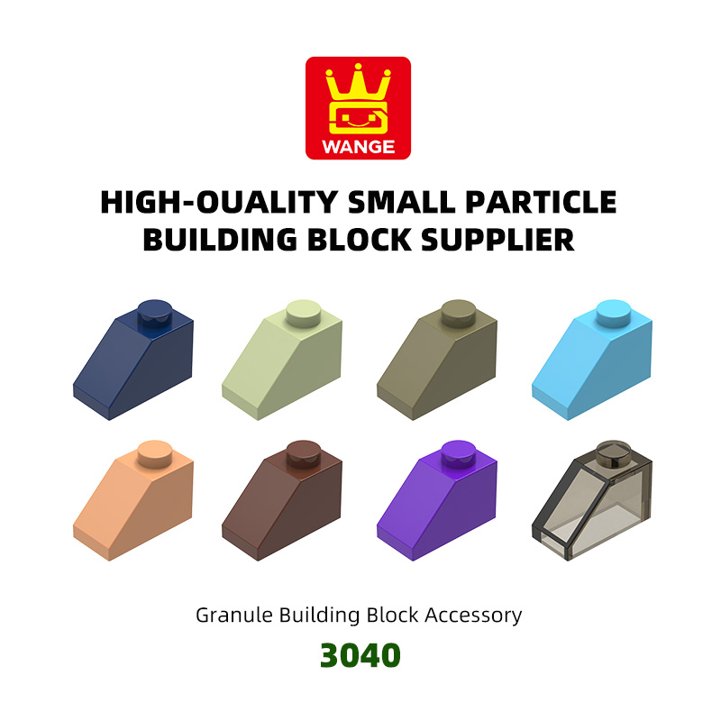 Wange 3040 100g/164Pcs 1x2 Slope Building Block Moc Color Accessories Creativity with Brick Children Toy Assembly Creativity Box
