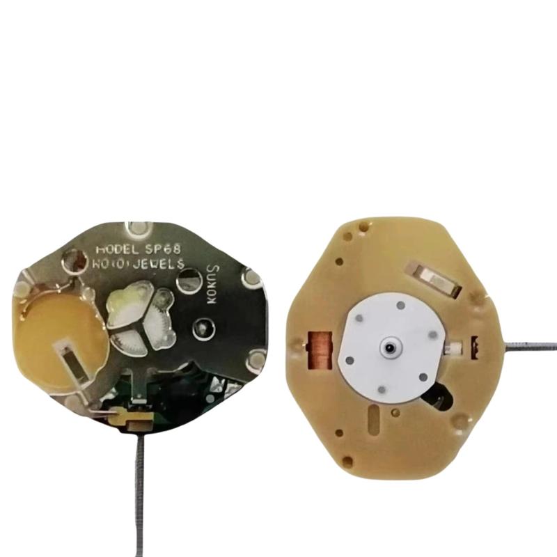 1/3/5Pcs SP68 Quartz Watch Movement 3-Hand No-Date Sweep Continuous Second Movement Watch Repair Parts