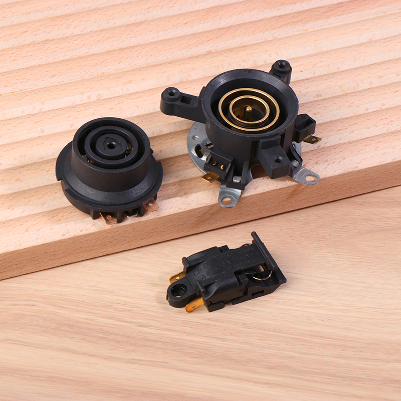 3pcs/set Household Electric Kettle Base Coupler Socket Connector Thermostat Temperature Switch Repair Accessories