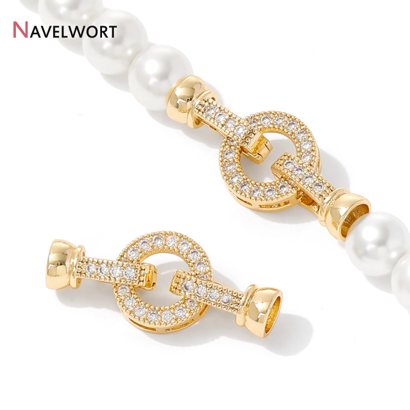 18K Gold Plated 2-row Connectors For Jewelry Making,Brass Connectors For Bracelets Accessories,DIY Necklaces Findings