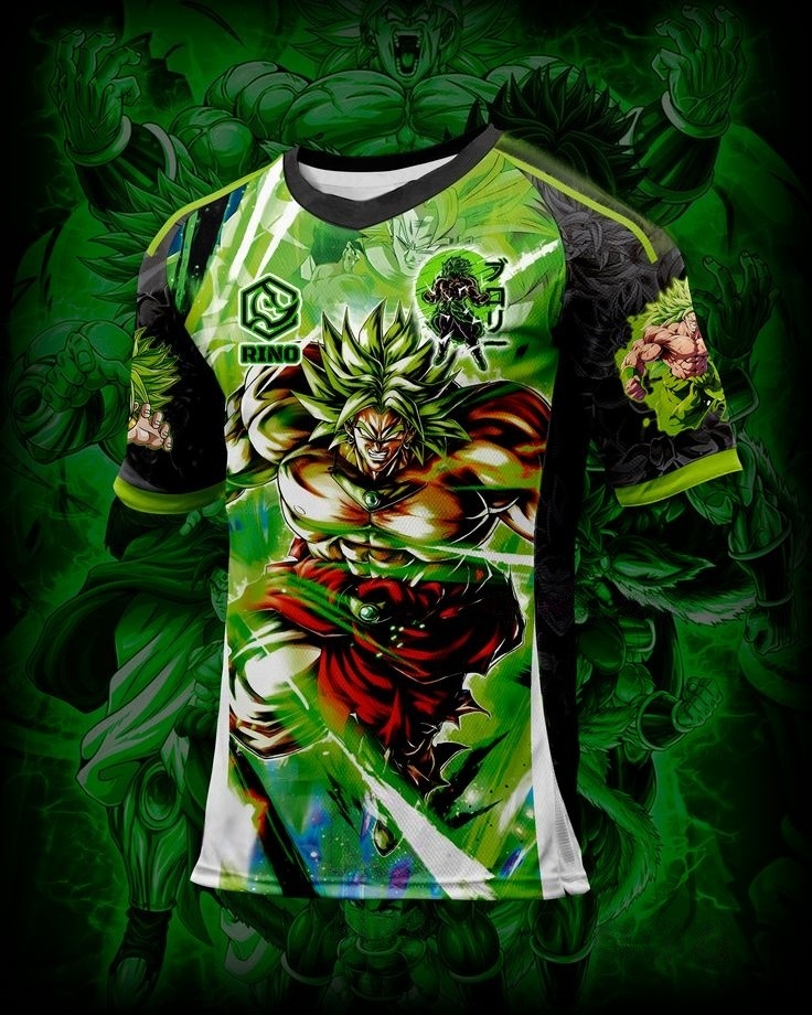 2026 New Men's Football Jersey Dragon Ball 3D Printed T-shirt, Children's Animated Short Sleeved Jersey, Street Style Clothing