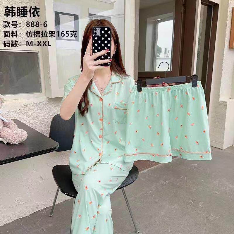 Three piece Cotton Paijama Set