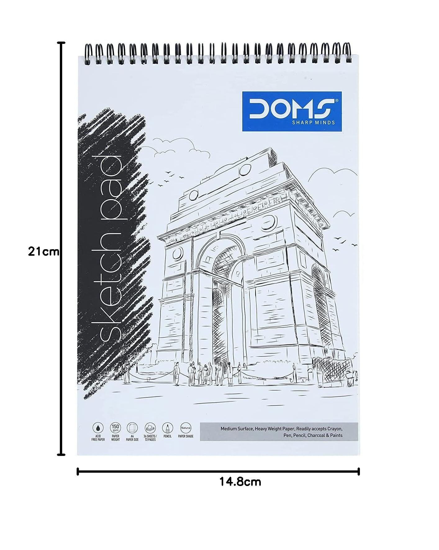DOMS- A5 Sketch Book Wiro-72
