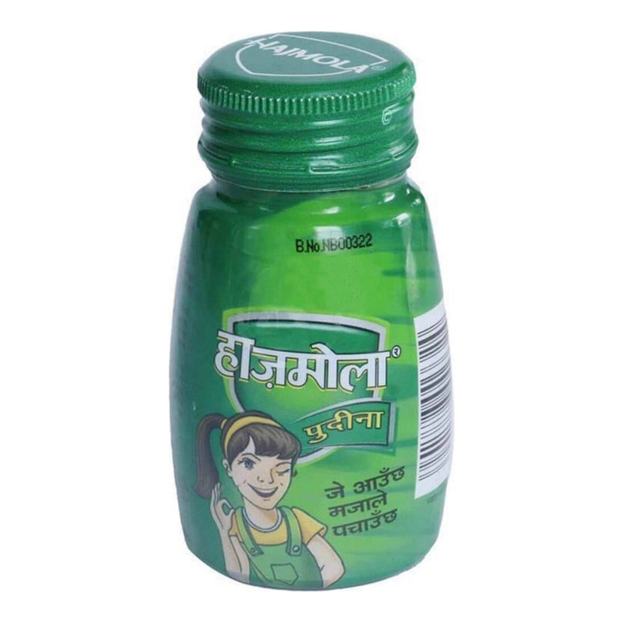 Dabur Hajmola : 100% Ayurvedic Tasty Digestive Tablets for Improved Digestion and Relief from flatulence , Pudina flavour-120 tabs - image 1